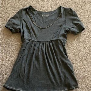 Grey Babydoll Tee